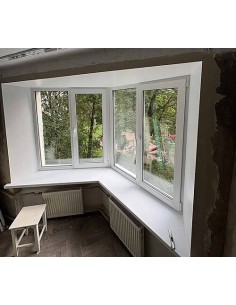 Fenêtres PVC double vitrage (lot de 8)